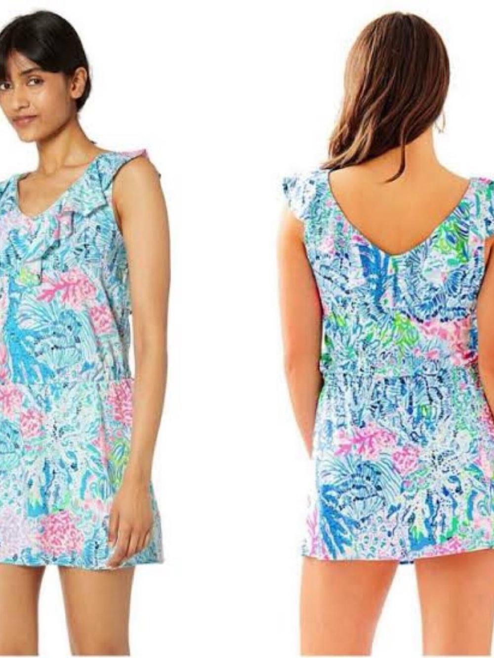 Lilly Pulitzer Alessa multicoloured mini activewear dress size XS